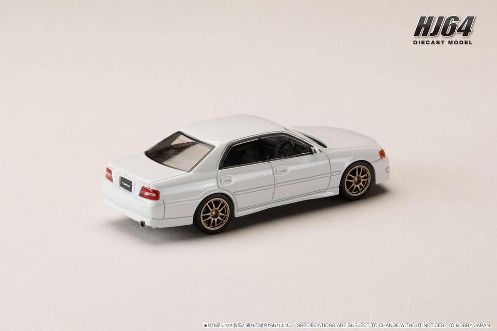 1/64 Toyota Chaser Tourer V (JZX100) Early Version (1996) JDM STYLE 10-Spoke Wheels Super White II