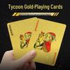 Gold Foil Texas Hold'em Playing Cards – Waterproof, Gold-Edged, Perfect for Home Games