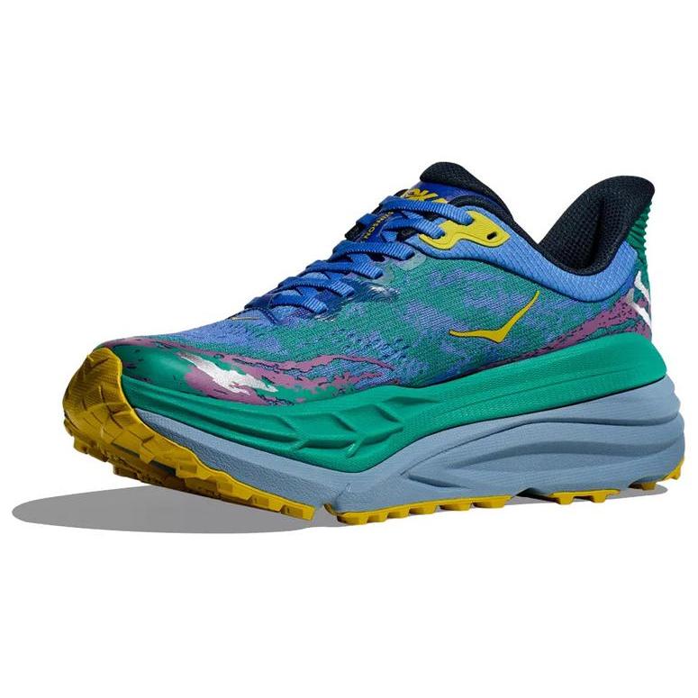 HOKA One One Scarpe da Corsa Basse Stinson 7 Ammortizzazione, Resistenti all'Usura Donna Blu Verde 1141531-VTC