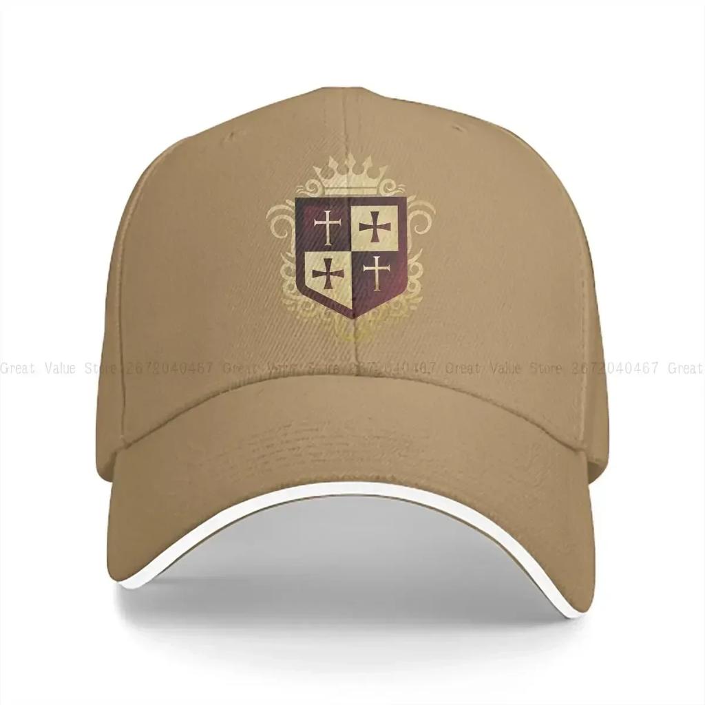 Pure Color Dad Hats Templar Cross Medieval  Unisexs Hat Sun Visor Baseball Caps Knights Templar Peaked Cap