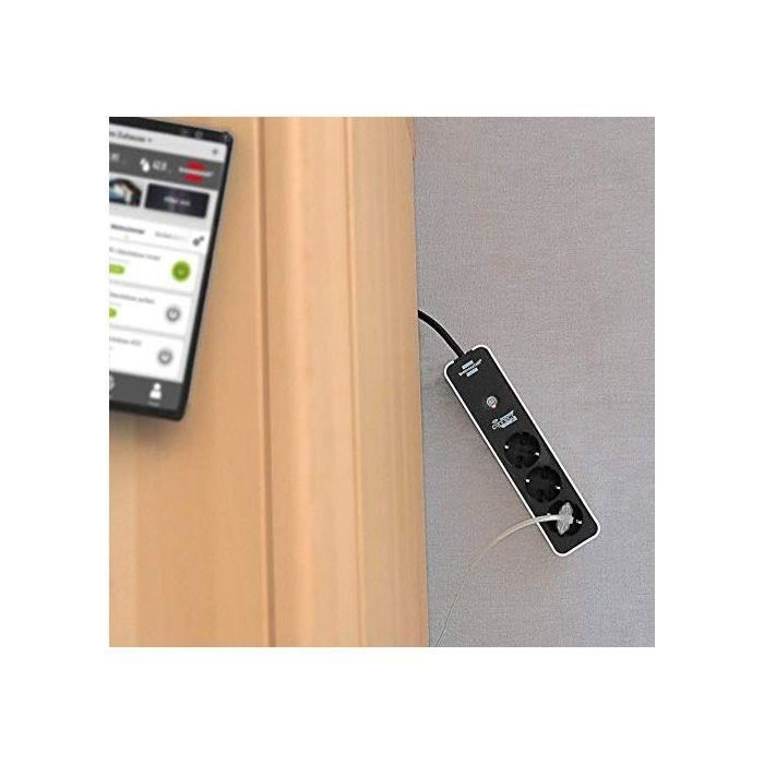 Brennenstuhl Ecolor WLAN Multiprise Avec WiFi 3-fach Noir