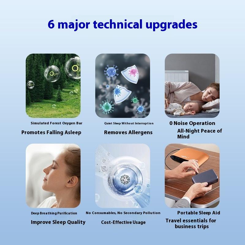Negative oxygen ion insomnia fast sleep baby sleep aid intelligent sleep instrument can be used by adults and the elderly