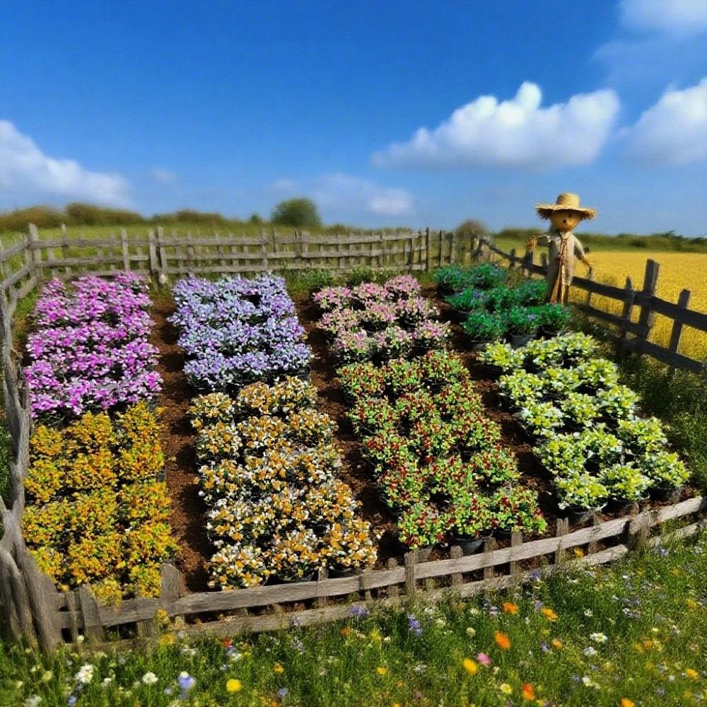 15pcs/box 10mm Grass Cluster Model Kit Multicolors Nylon Material Miniature Building Sand Table Flower 8.5*5.8cm diy