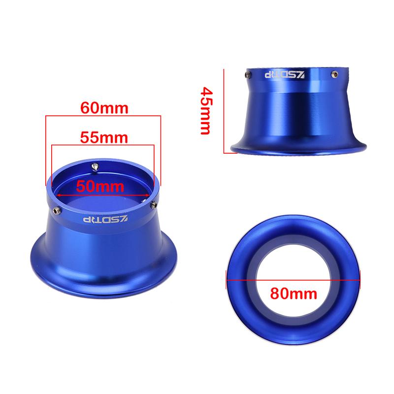 ZSDTRP 55mm CNC Aluminum Air Filter Interface Cup for OKO KOSO MIKUNI PE PWK 32/34 Motorcycle Carburetor