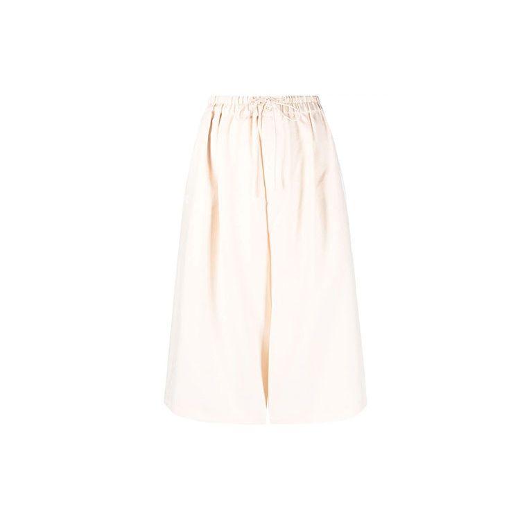 

Y-3 Ss22 Три полоски Широкие шорты на шнурке Женские шорты бежевые HG6118 S