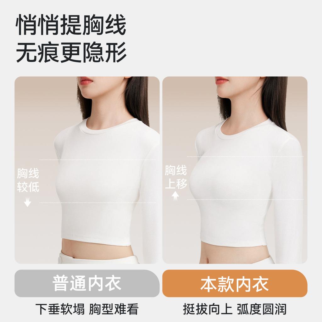 Gather small-breasted underwear for women to collect secondary breasts, anti-sagging, pull silk cup, seamless bra new