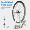 Bicycle Wheel Truing Stand Bike Wheel Alignment Repair Tool with Dial Gauge for Quick Release and Thru Axle