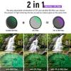 NEEWER True Colors Variable ND Filter ND2-ND32 & CPL, 2 In 1 Adjustable Neutral Density and Circular Polarizing Filter