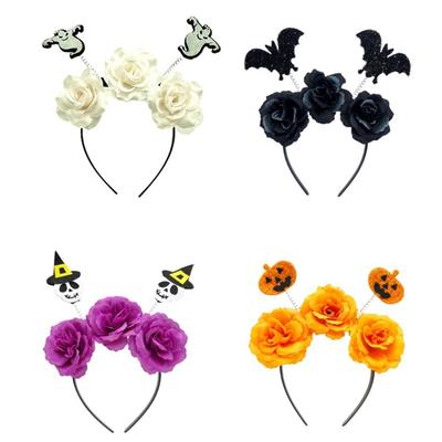 Carnivals Party Bat&Flower Shape Headband Mutiple Color Adult Halloween Hairband