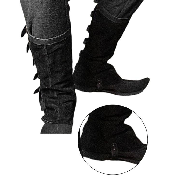 Medieval Gaiters Leg Covers Knight Boot Covers Sterevunk Leg Guards Warriour Knight Cosplay Costume Accessories Gifts