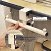 Rounded Corner Desk Mount Hook Carbon Steel Under-desk Headphone Rack Hanging Handbag Stand  School