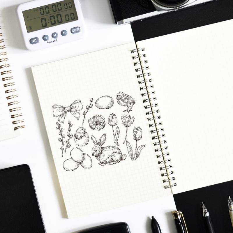 Animal Clear Silicone Stamp for DIY Invitation Card Scrapbooking Paper Craft Rubber Stamp Handmade Journaling Supplies