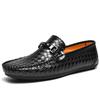 Herr Mockasiner Loafers Körskor Flats Casual Slip-ons Plusstorlek Färg Khaki Ärt-skor