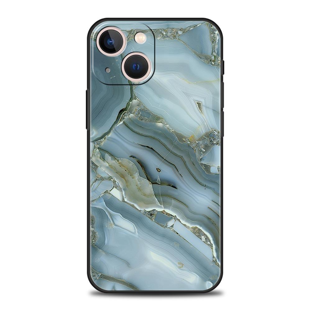 Marble Fashion Phone Case For iPhone 17 Air 16 Plus 13 15 14 12 11 Pro MAX 7 8 SE Soft TPU Shockproof Cover Funda