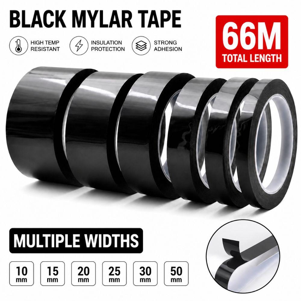 66 Meters Coding Tape 3/5/8/10mm Width Adhesive Coded Tape Heat Resist Mylar Tape