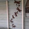 Wrought Iron Dragonfly Wall Art - Charming American Country Style Decoration