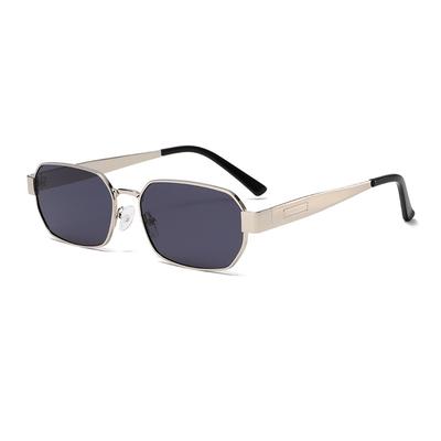 2320 Small Square Metal Sunglasses - UV400 Protection Retro Chic Sun Glasses for Men and Women, European American Fashion 509333