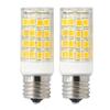 6000K LED Light E17 Bulb Ceramic Base Daylight White Energy-saving PC Cover