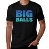Big Balls Cool Blue TShirt Simple Trendy Casual TShirt