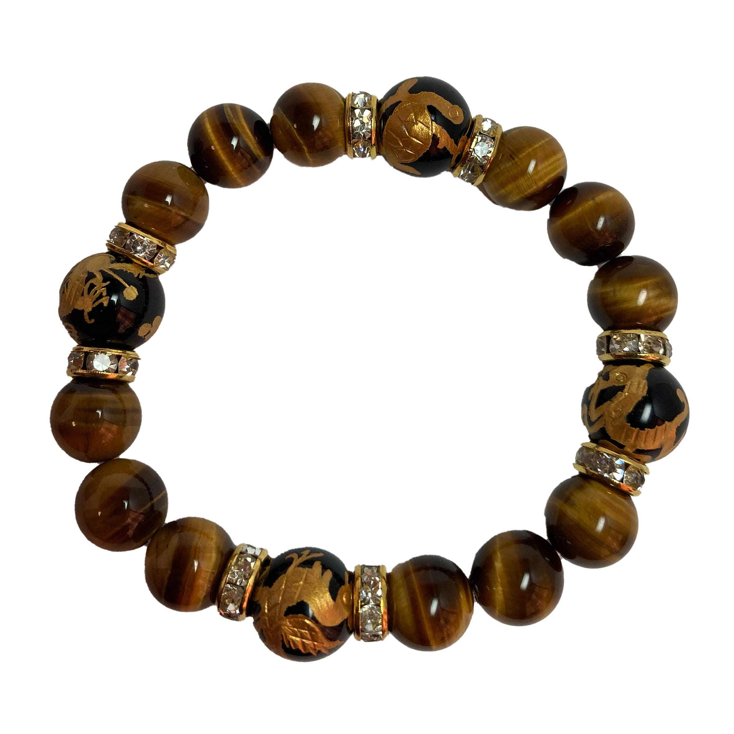

[TAMA] Tiger Eye & Four Divine Beasts Luck-Boosting & Evil-Repelling Bracelet