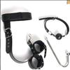 SM Adult Toys: Reverse Hand Gag with Upper & Lower Cuff Straps and Hooks, Metal Anal Plug, Leather Binding.