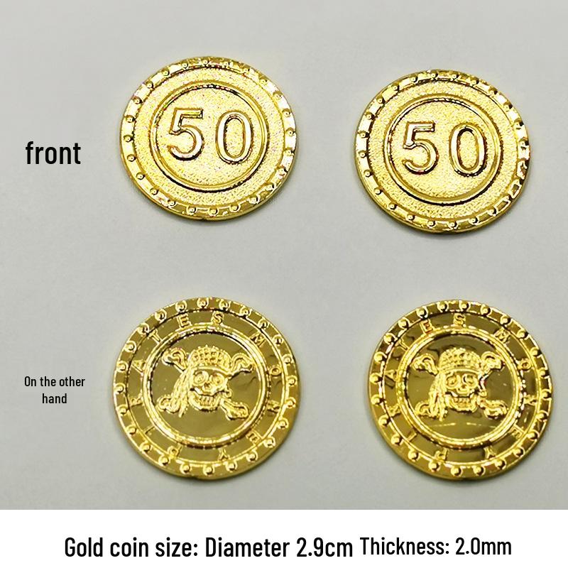 Pirate Gold Coin Simulation Game Ornaments & Chips