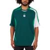 adidas Originals Unisex X NTS Radio Loose Fit Recycled Polyester Jacquard Football Jersey Collegiate Green White JI5151