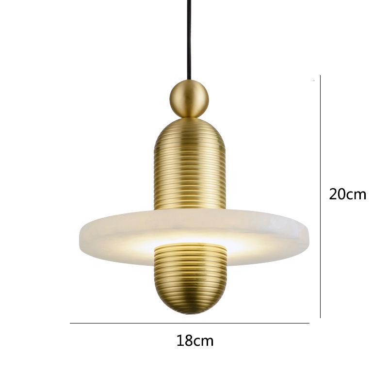 Nordic Luxury Marble Pendant Light for Bedroom, Dining Room, Bar, or Entrance Hall Default Warm Light