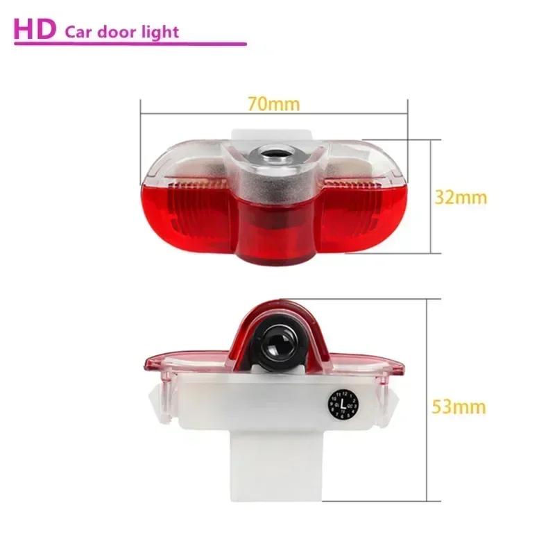 lcbn4 2Pcs Led Emblem Car Door Light Luces Projector Lamps Accessories For SEAT MK1 2005 2006 FR Alhambra Leon