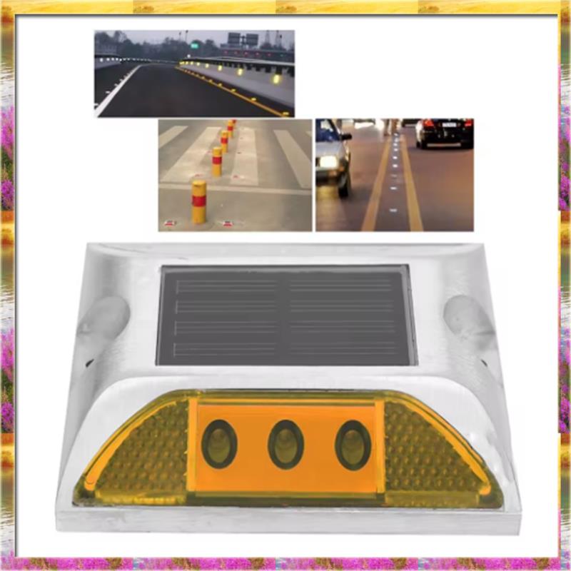 Aug. Ground Marker Lights Double-Sided Warning Light Cast Aluminum Road Stud Lights At Night