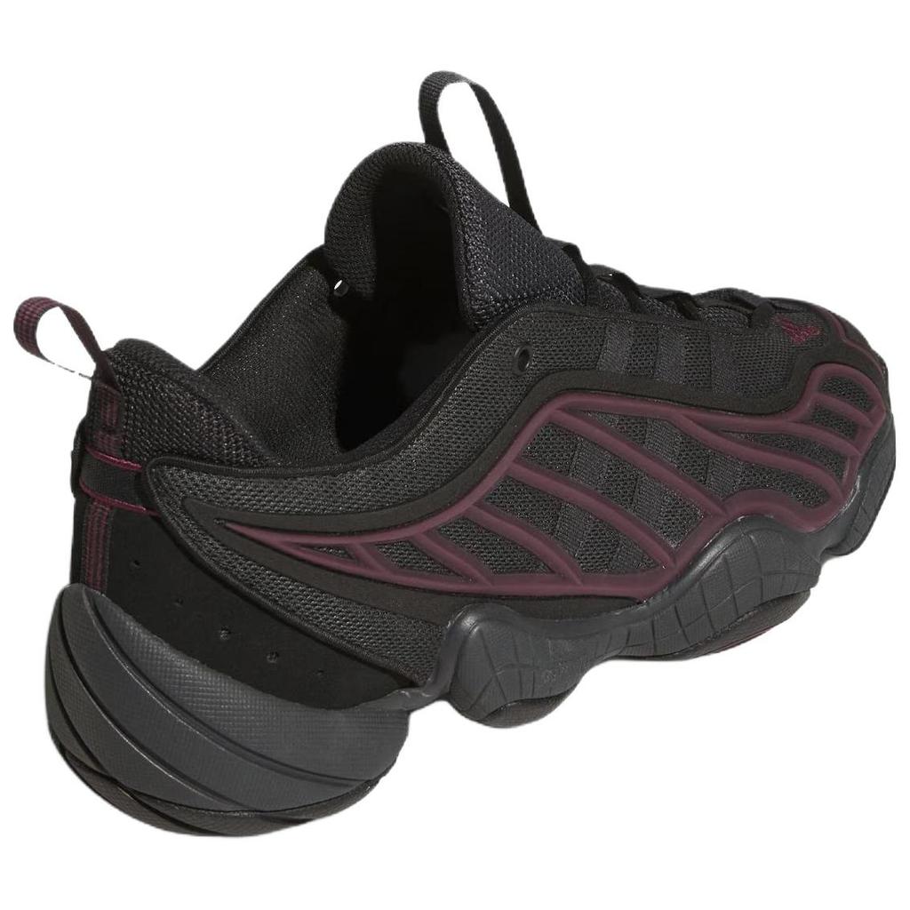 New Adidas Intimidation Abrasion Resistant Low Top Vintage Basketball Shoes Unisex Black JS3316