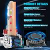 2 pezzi tre colori auto H8 H11 LED fendinebbia lampadine 60W 8000Lm H16JP doppio colore Switchback luminoso DRL lampada Plug & Play 6000K bianco 3000K giallo 8000K blu