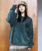 GLACK Gnt066 Laffin Hairy Pullover Knit (Green)