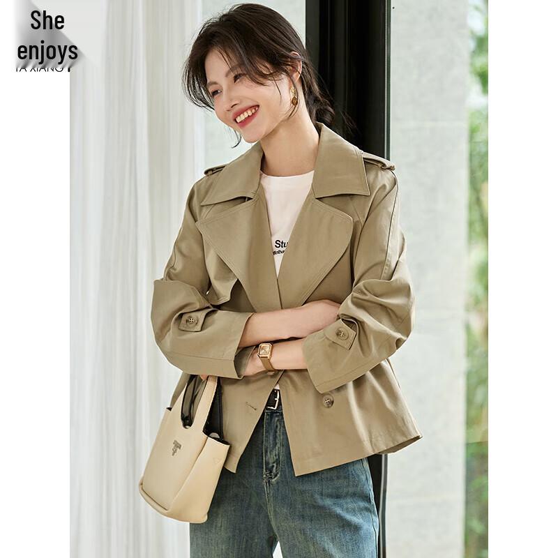 Women s British Style Short Trench Coat M