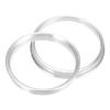 uxcell Hub Ring HUB CENTRIC RI NG Aluminum Silver Tone