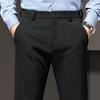 Men's Merino Wool Blend Corduroy Straight Leg Casual Pants