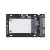 Metal mSATA To 2.5  SATA III HDD SSD Converter Adapter with Aluminium Enclosure Case