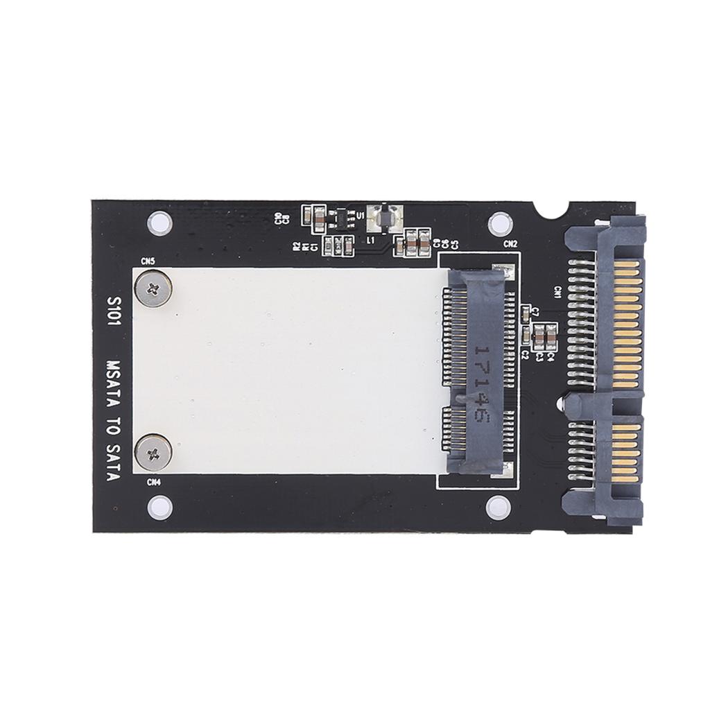Metal mSATA To 2.5  SATA III HDD SSD Converter Adapter with Aluminium Enclosure Case