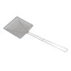Oil Residue Shovel Strainer 304 Stainless Steel Square Fine Mesh Wok Skimmer Slotted Spoon for Cooking Frying Oil