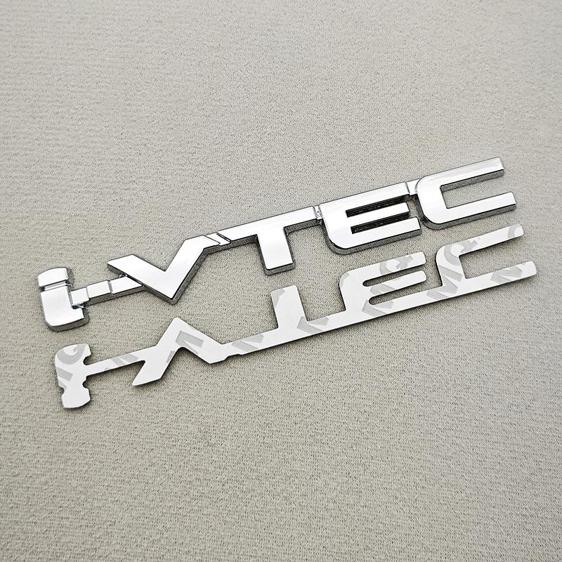 3D Metal i-IVTEC Logo Emblem Badge Decals Car Sticker For Honda City cb400 i-VTEC vfr800 Civic Accord Odyssey Spirior CRV SUV