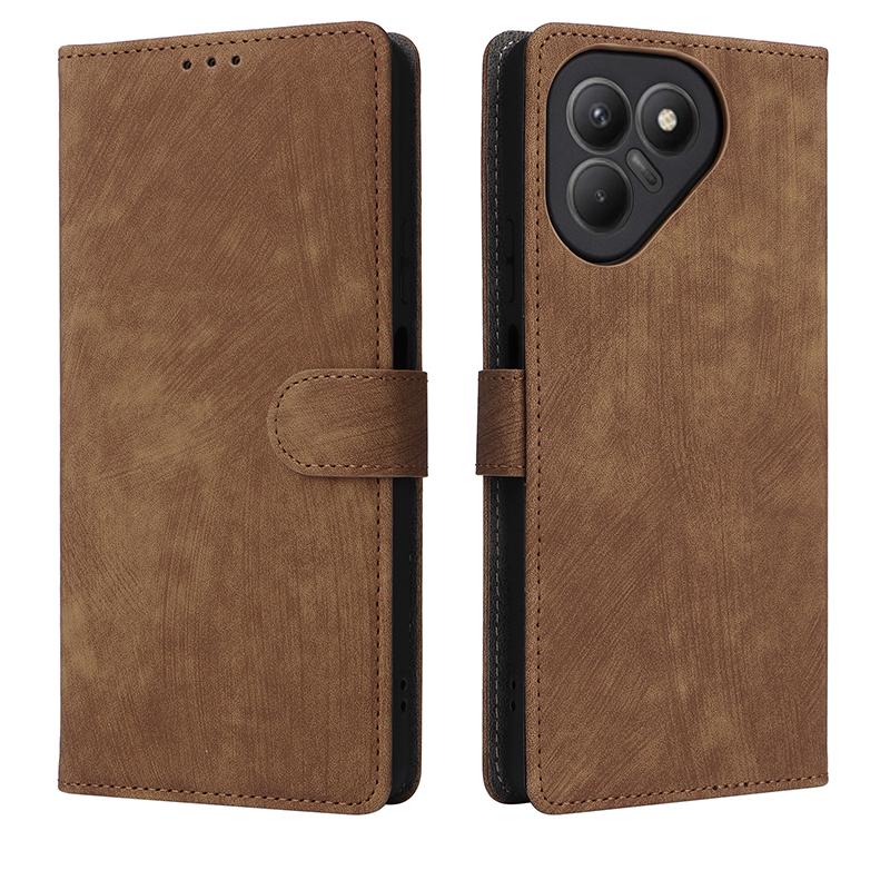 Flip Cases for Tecno Pova 7 PU Leather Full-Body Protection With [RFID Blocking] Shockproof Durable Retro Phone Case