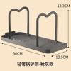 Space Aluminum Kitchen Pot Cover Rack, Table Top Shelf, Spoon, Cooking Shovel, Pot Shovel Rack, Collecting Rack