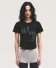 Kimseupeulesikoteunmakes (Unisex) Messy Alpha Logo Tee Black