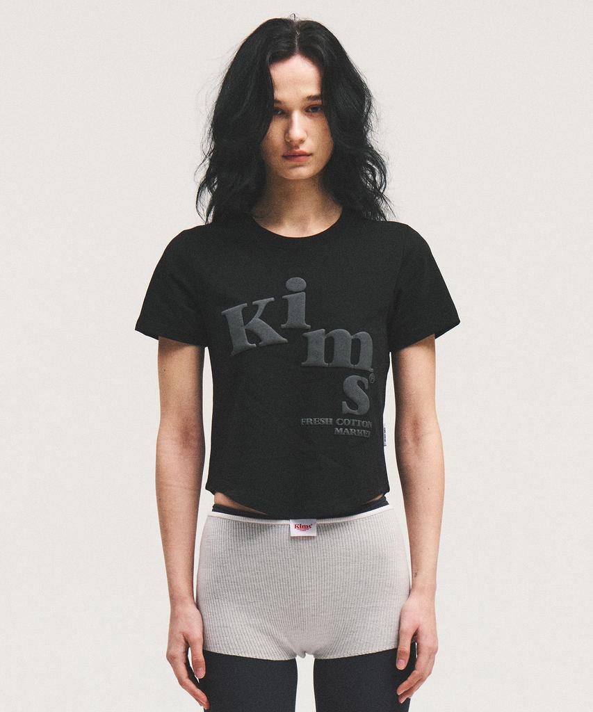 Kimseupeulesikoteunmakes (Unisex) Messy Alpha Logo Tee Black