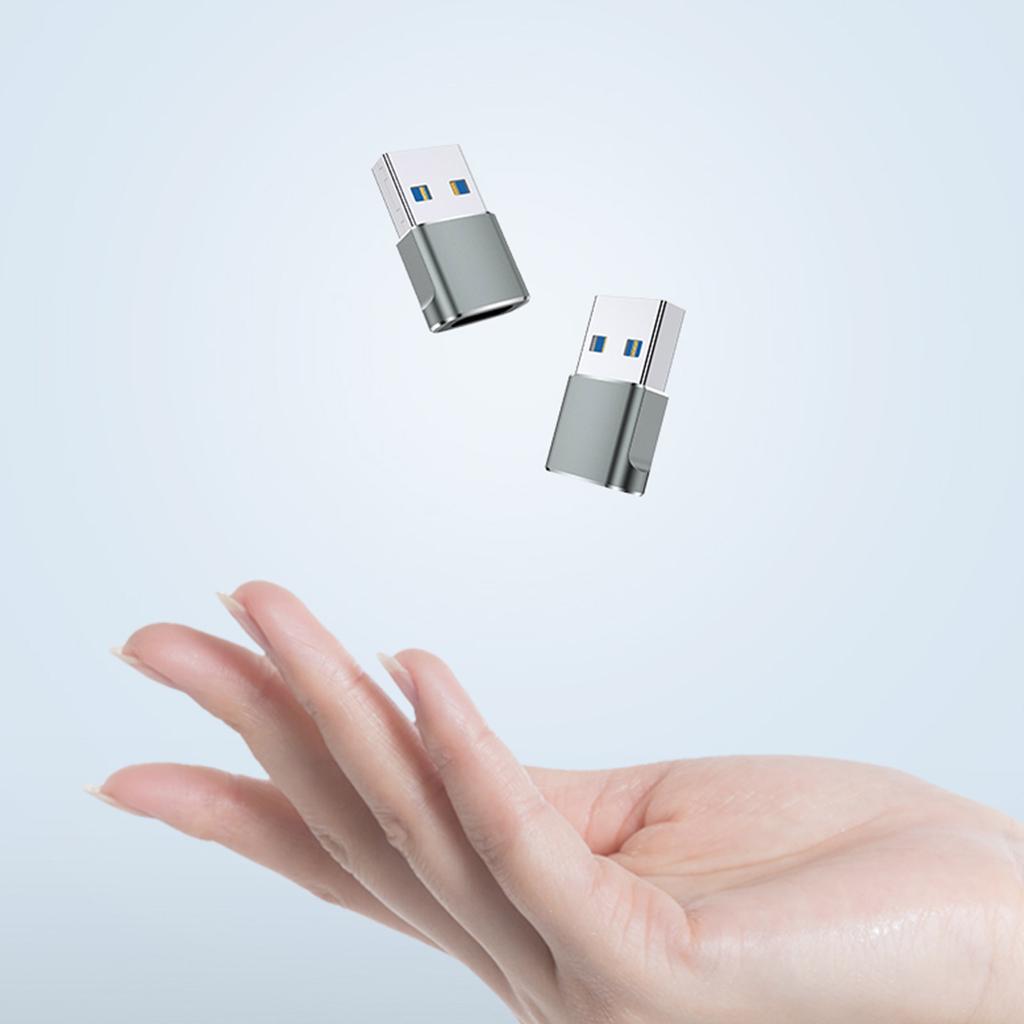 Adapter USB3.0 na USB-C, Złącze USB 3.0 Męskie na USB-C Żeńskie Prędkość Transferu 5 Gb/s do Przesyłania Danych i Ładowania