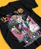 Demon Slayer Akaza Upper Rank Three Double Sided Print Tshirt Pure Cotton Harajuku Streetwear Unisex Tee for Anime Fans