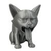3D Printed Vomit Cat Figurine Plastic Kitten Statue Animal Sculpture