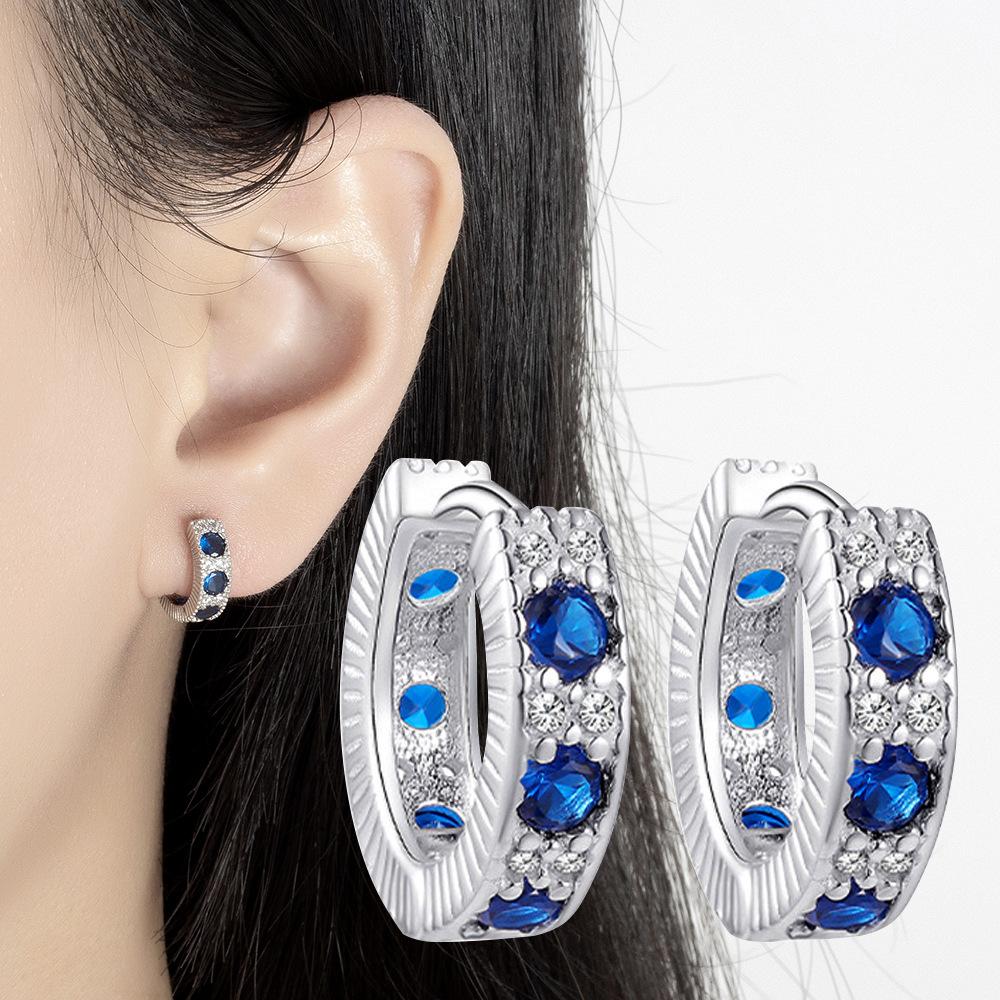 Простые, Компактные и Изысканные для Женщин, Французские Геометрические Серьги-Кольца