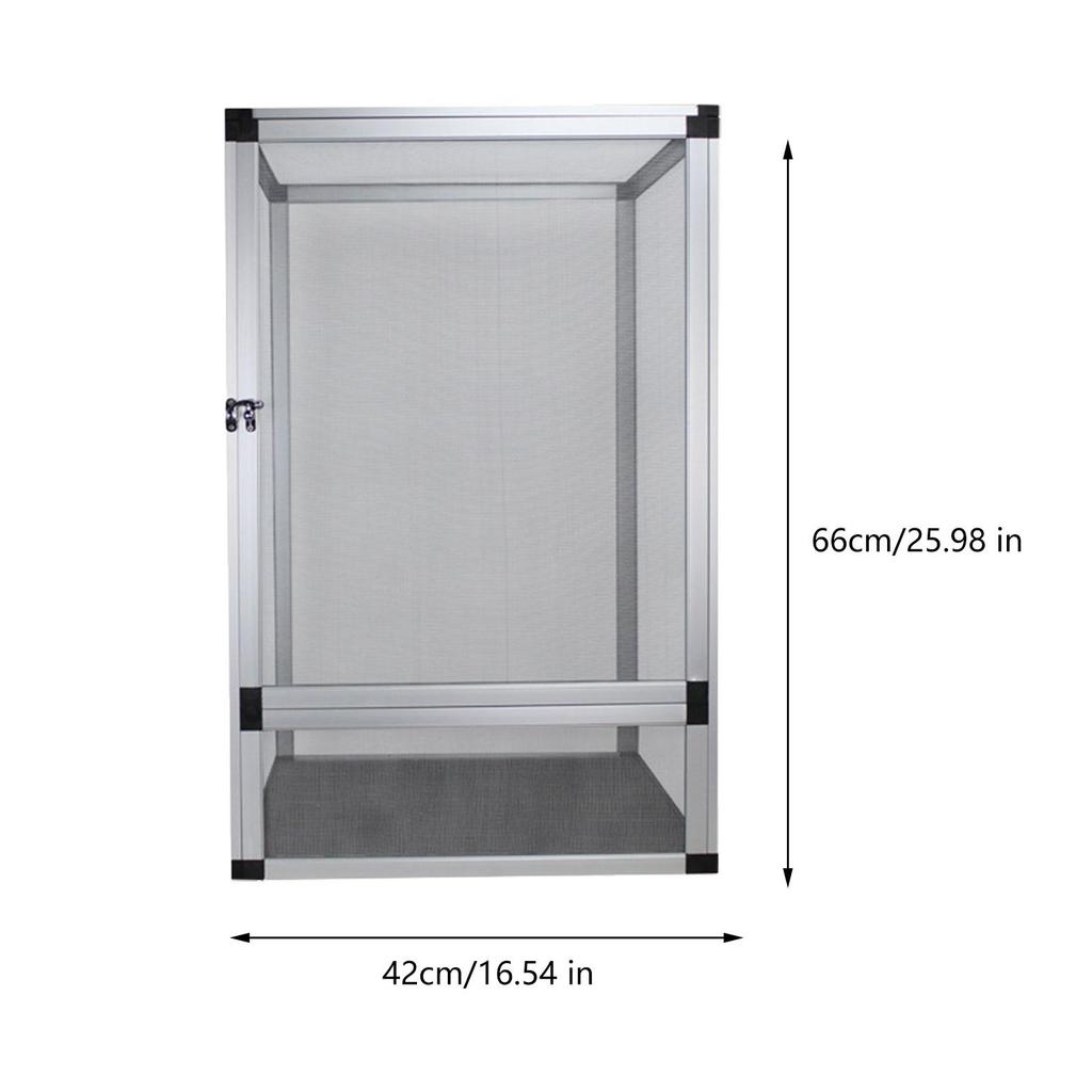 Reptile Terrarium Pet Enclosure Multifunctional Sturdy Reptile Tank Interaction