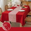 Thickened Imitation Cotton Linen Dining Household Square Wear-resistant Waterproof Oil Proof Tablecloth